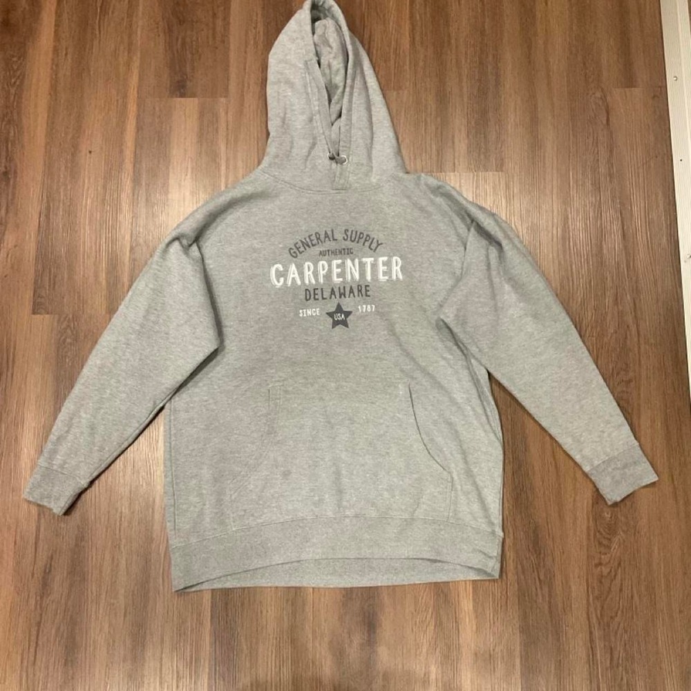 Gray Cotton Heritage hoodie